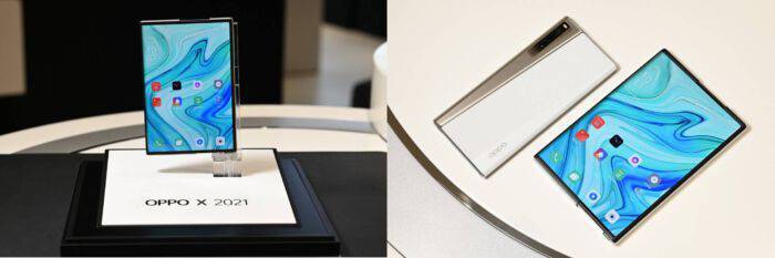 OPPO X 2021 Rollable Concept Handset คอนเซ็ปต์โฟนหน้าจอขยายได้